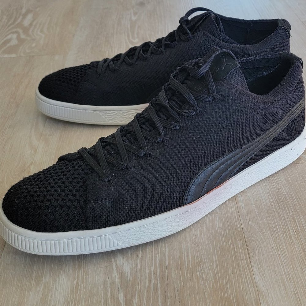PUMA Basket evoKNIT 3D Unisex Shoes Sport Classics | Black | US 9 / UK 8 / EU42